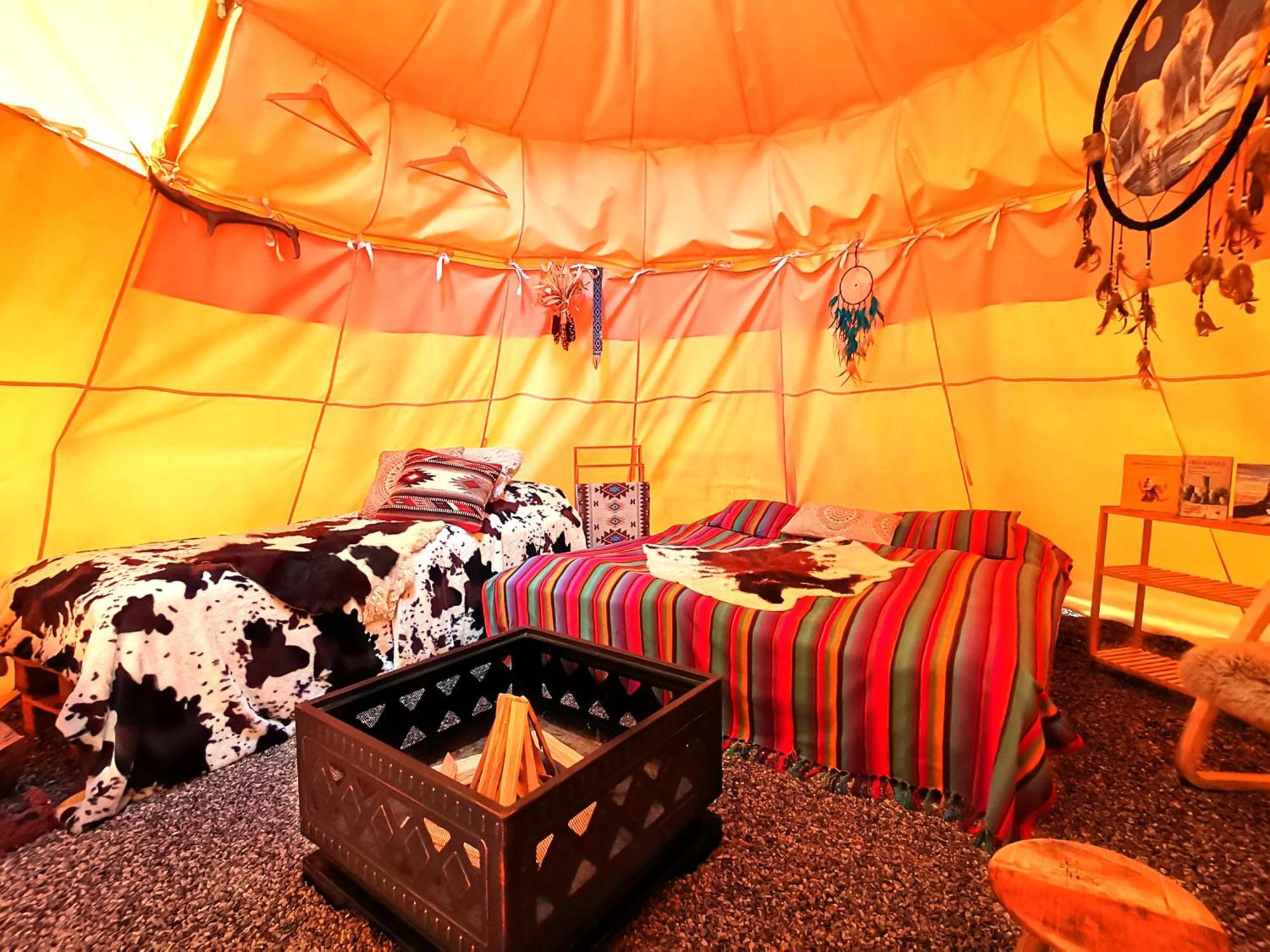 Teepee Camp Lounky 호텔 Chodouny 외부 사진