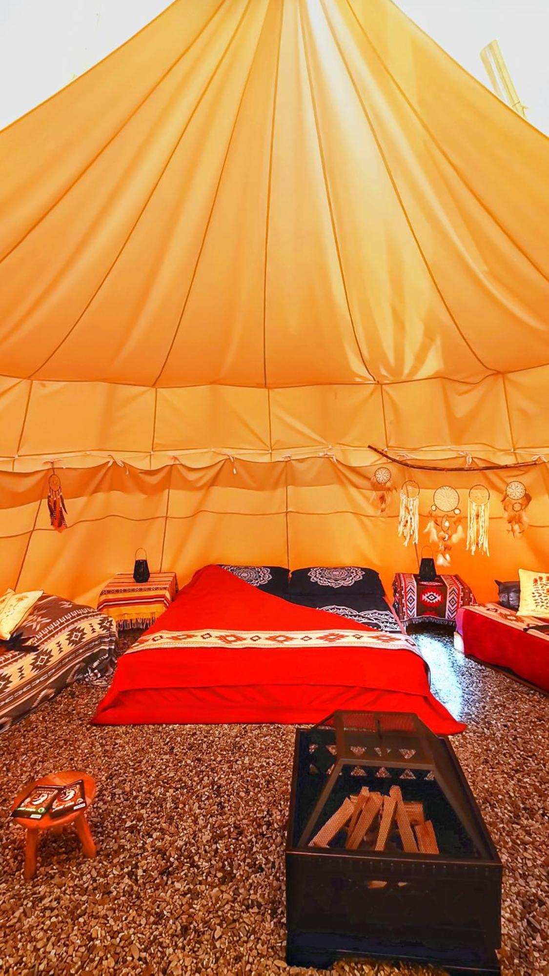 Teepee Camp Lounky 호텔 Chodouny 외부 사진